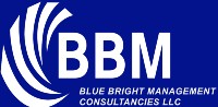 Blue Bright Management Consultancies Blue bg Logo